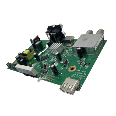 Customized Circuit PCB Assembly with Min. Hole Size 0.1mm and Min. Line Spacing 1/2 oz. copper .003" /- .0005" 0.0762mm