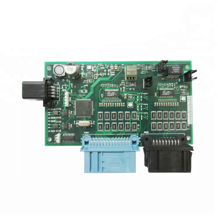 Customized Circuit PCB Assembly with Min. Hole Size 0.1mm and Min. Line Spacing 1/2 oz. copper .003" /- .0005" 0.0762mm