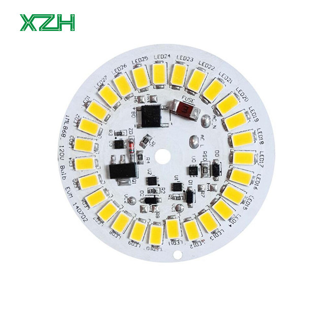1oz-20oz Copper Circuit Board LED PCBA Design FR4 Material One Stop Service