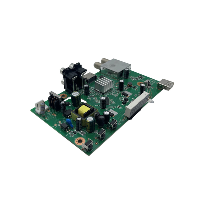 Customized Circuit PCB Assembly with Min. Hole Size 0.1mm and Min. Line Spacing 1/2 oz. copper .003" /- .0005" 0.0762mm