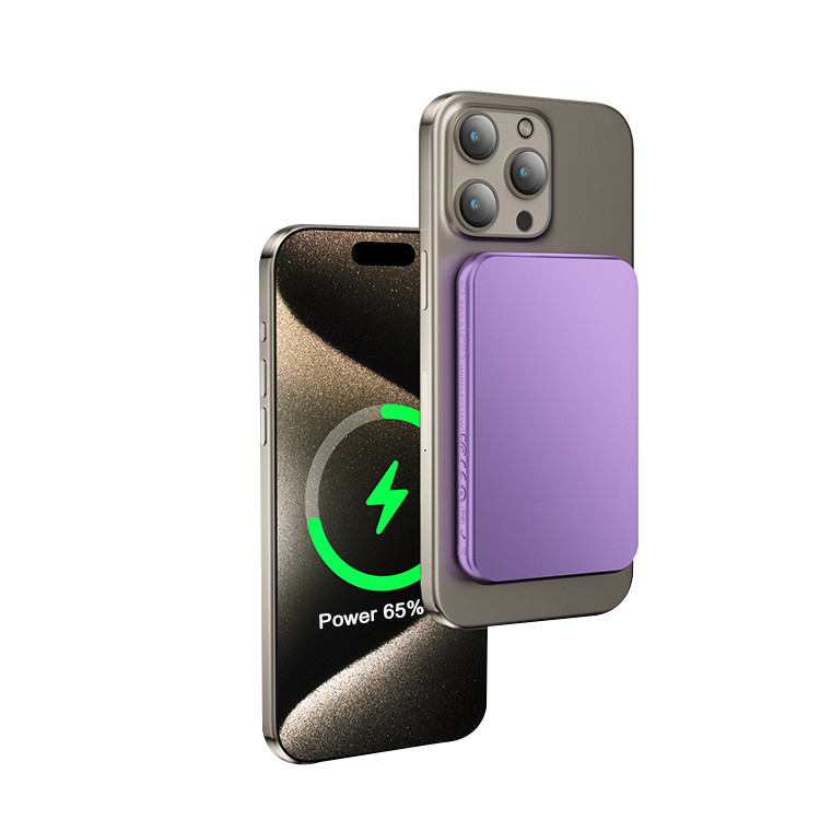 Customize Ultra Thin 5000mah 10000mAh Magnetic Power Bank 15W Wireless Magnet Charger PD20W Fast Charging Slim External Battery