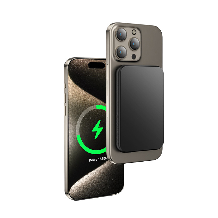 Customize Ultra Thin 5000mah 10000mAh Magnetic Power Bank 15W Wireless Magnet Charger PD20W Fast Charging Slim External Battery