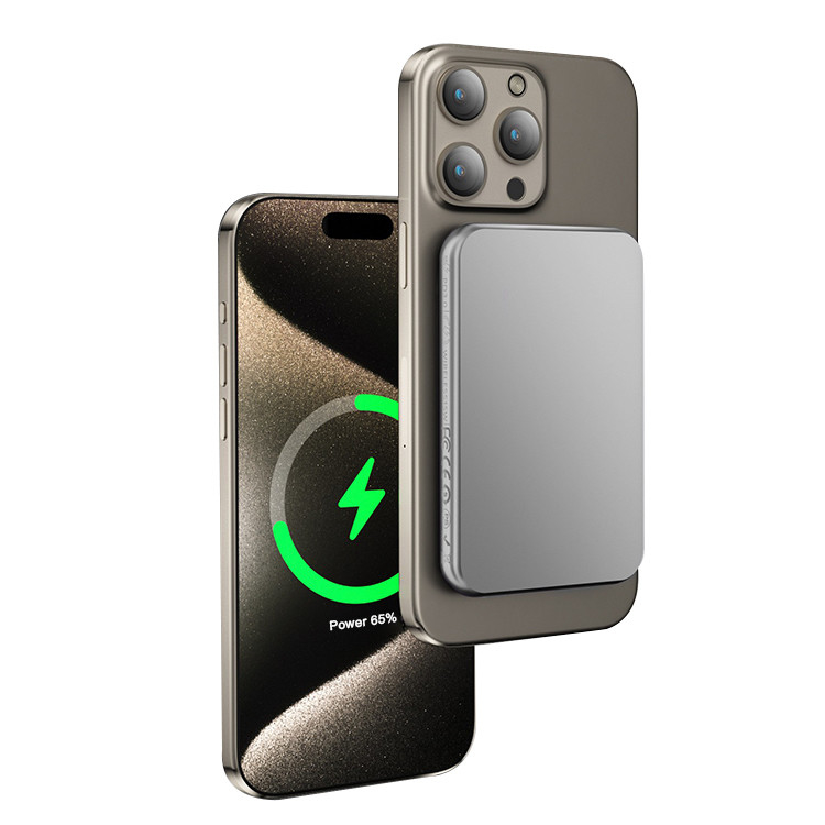 Customize Ultra Thin 5000mah 10000mAh Magnetic Power Bank 15W Wireless Magnet Charger PD20W Fast Charging Slim External Battery