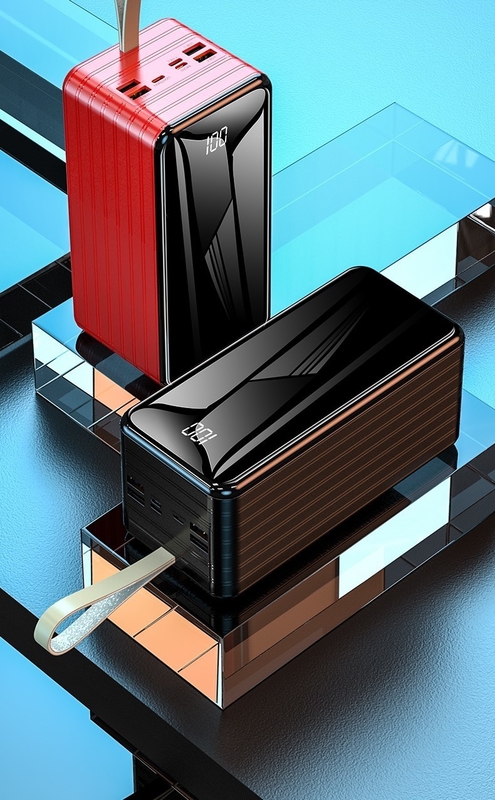 50000mAh Large Capacity, 60000mAh Fast Charging, 100000mAh Power Bank, Built-in Cables with 22.5W, 80000mAh Power