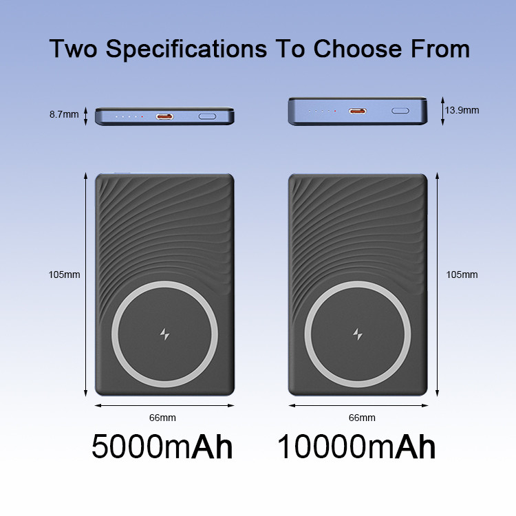 Hot Selling 5000/10000mah Iphones 15 Pro Max Fast Charging Wireless Powerbank Magnetic Power Bank