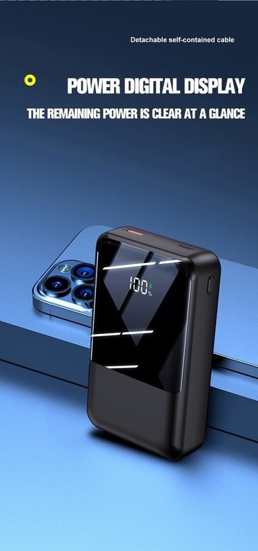 2024 NEW 20000mAh 35W Super Fast Charging Power Banks With LED Display Built in Double-Cablepower Banks & Power Station